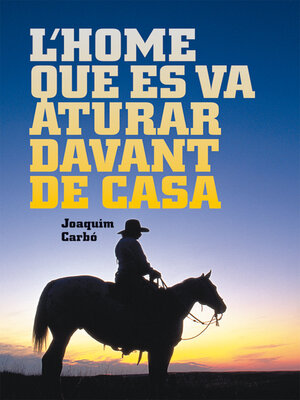 cover image of L'home que es va aturar davant de casa